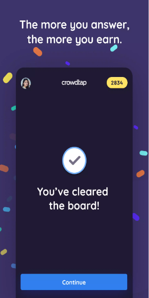 Crowdtap: encuestas y recompensas