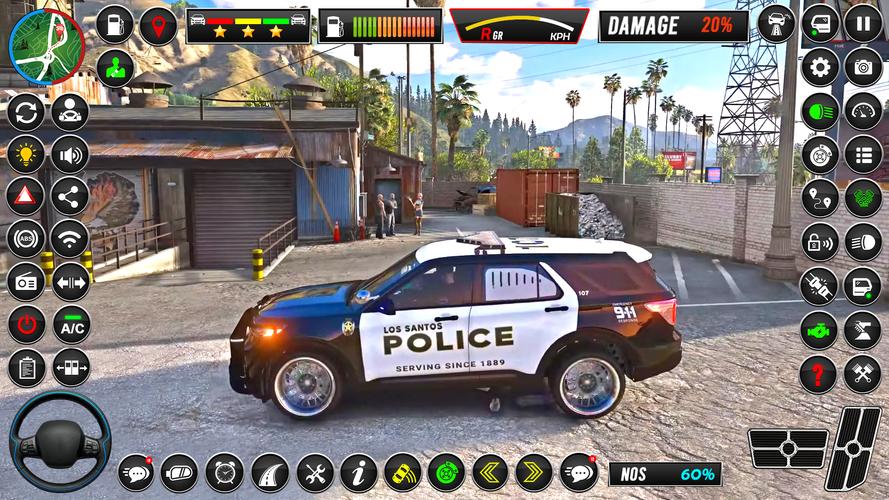 City Police Cop Car Driving 3D Tangkapan skrin 1