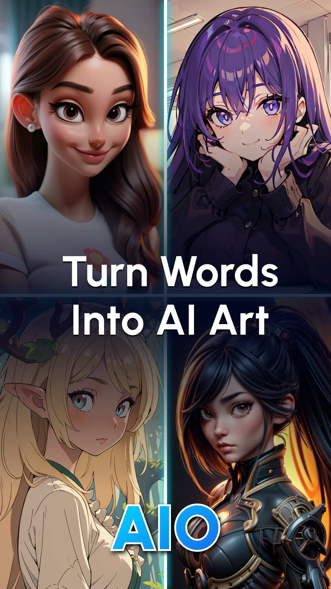 AIO: AI Art & Photo Generator 螢幕截圖 0