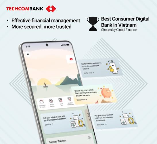 Techcombank Mobile Screenshot 0