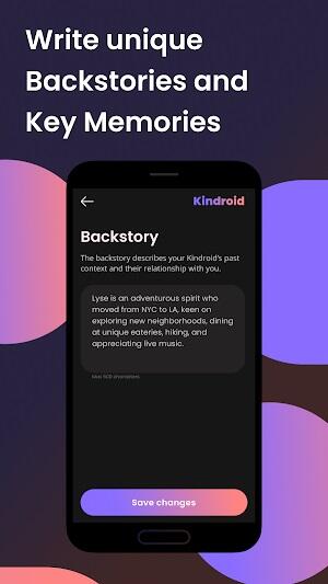 Kindroid: AI ภาพหน้าจอ 1