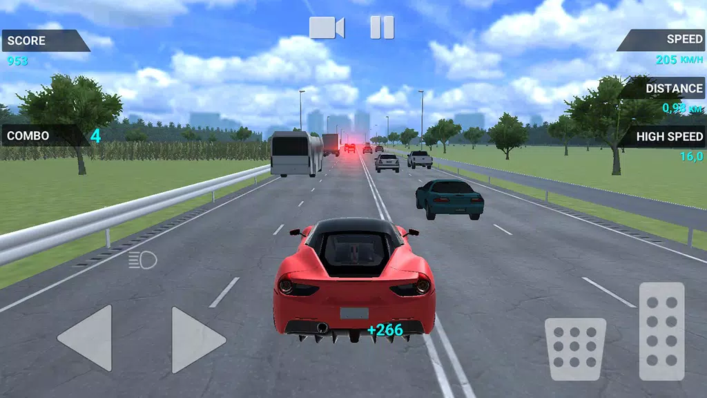 Traffic Racer Speeding Highway Скриншот 1