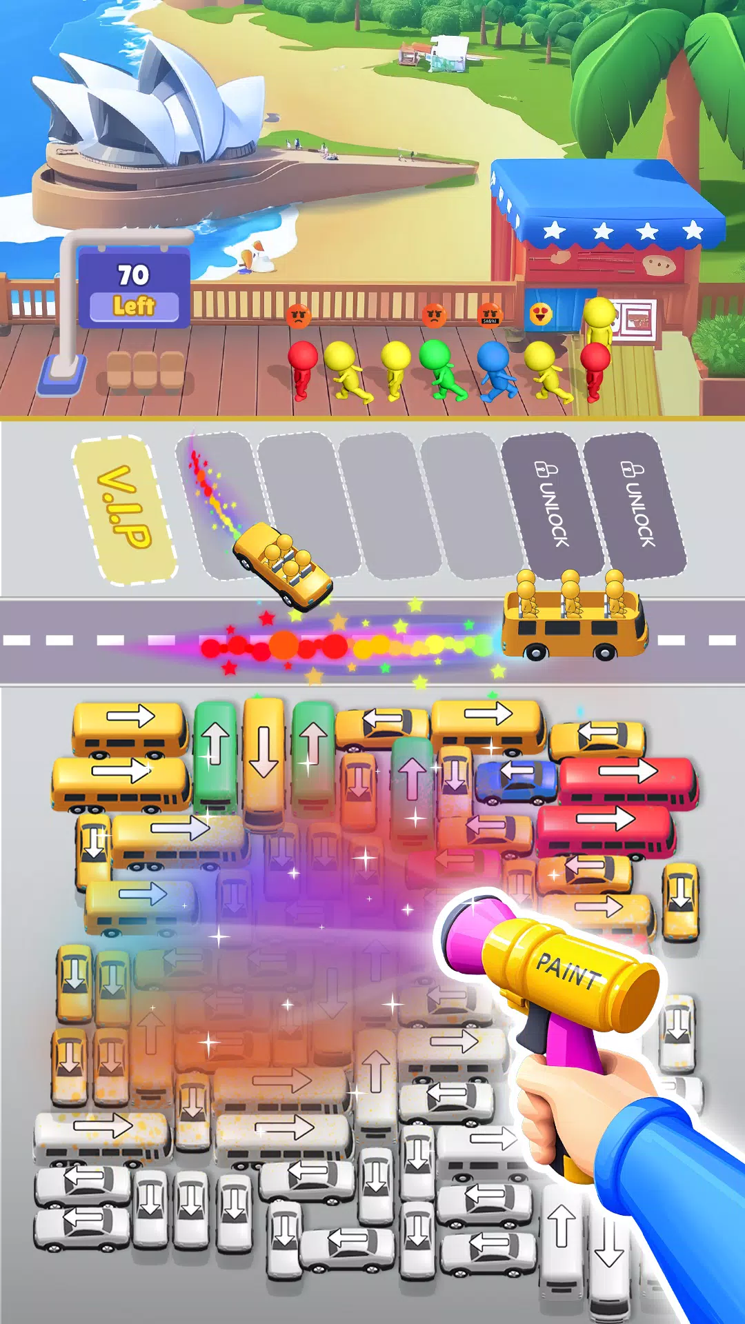 Bus Sort Jam: Parking Puzzle Tangkapan skrin 3