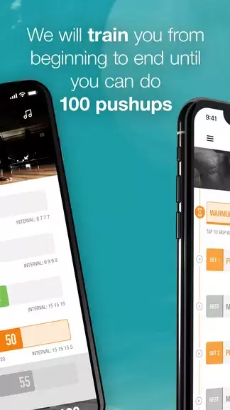 0-100 Pushups Trainer 螢幕截圖 1