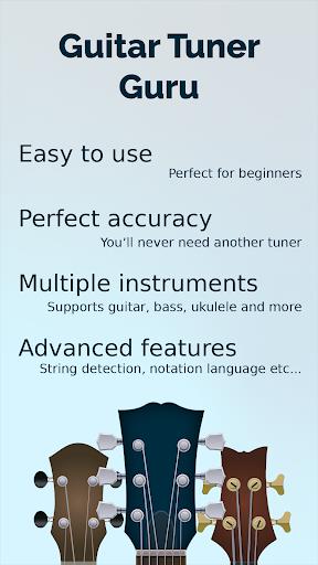 Guitar Tuner Guru ภาพหน้าจอ 0