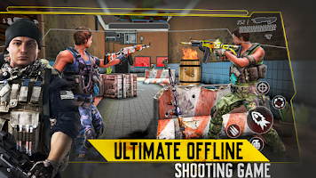 War Games Offline - Gun Games Captura de pantalla 1