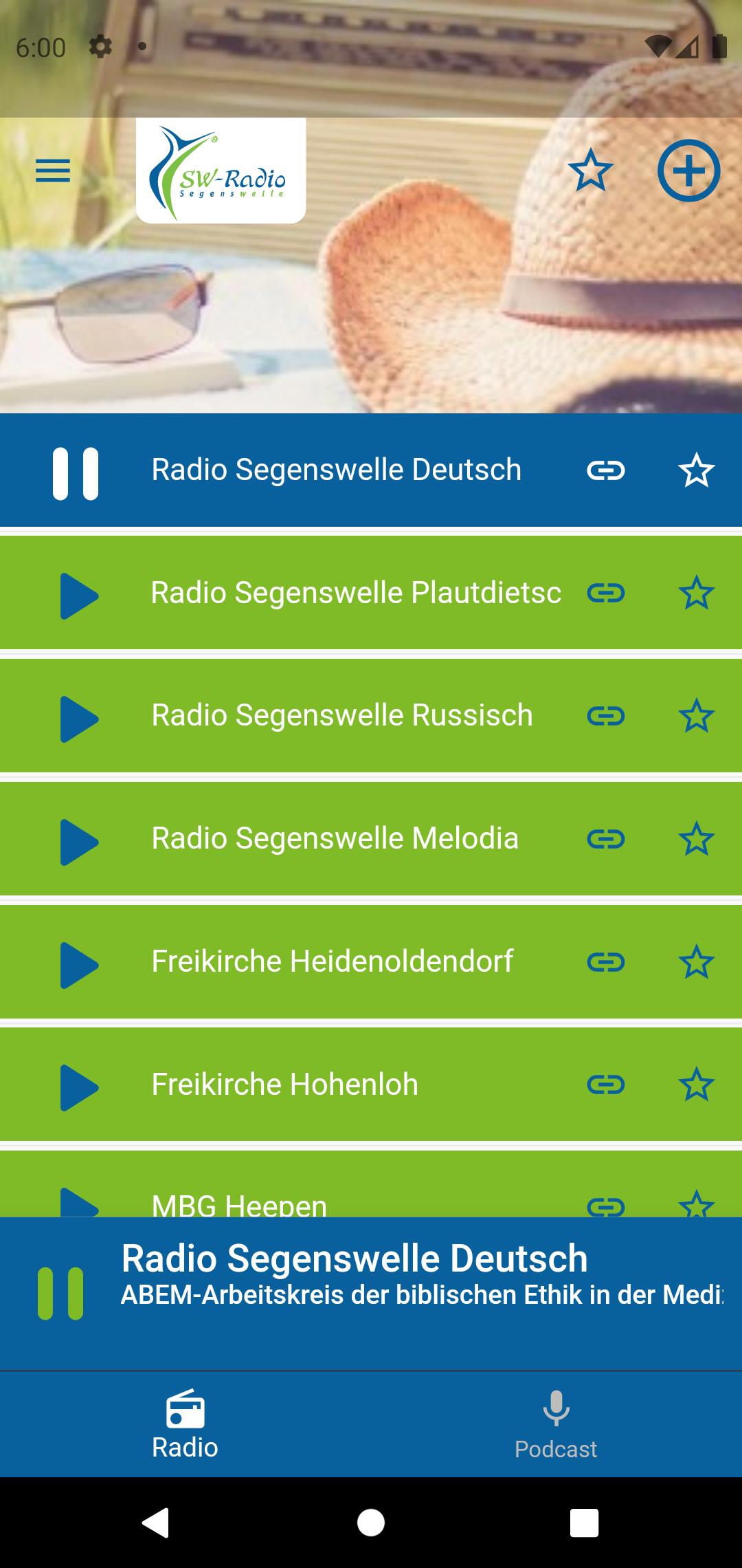 Radio Segenswelle Captura de pantalla 0