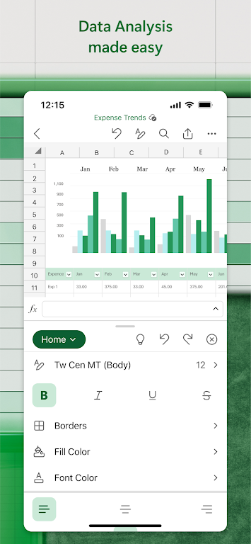 Microsoft Excel: Spreadsheets স্ক্রিনশট 1