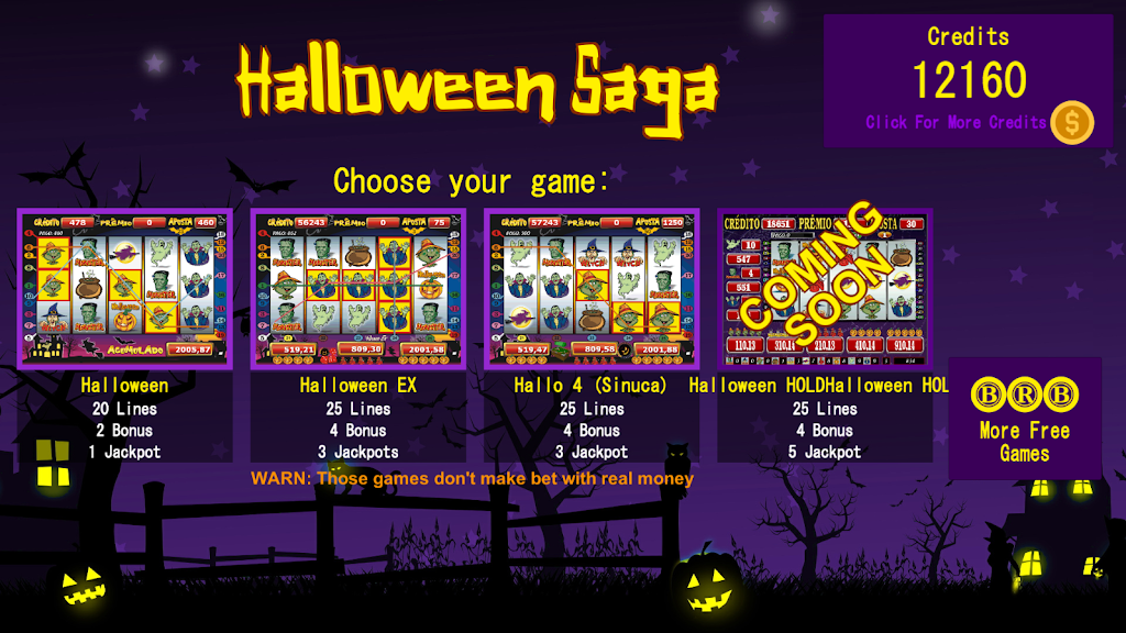 Halloween Slot Machines Pack Скриншот 1