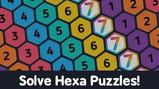 Make7 Hexa Puzzle Tangkapan skrin 1