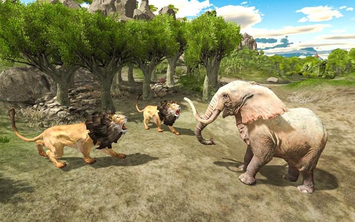 Lion family jungle Simulator Tangkapan skrin 1