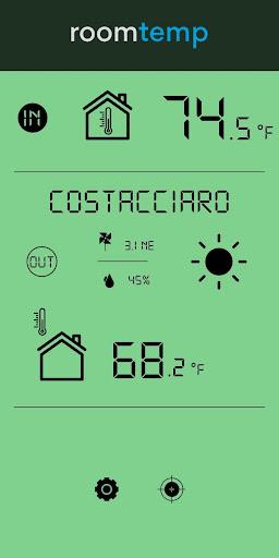 Room thermometer - Room Temp ဖန်သားပြင်ဓာတ်ပုံ 0