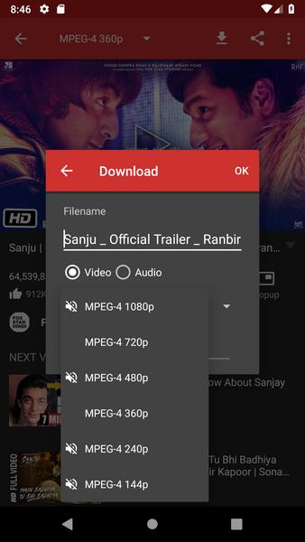 All YouTube Video Downloader ဖန်သားပြင်ဓာတ်ပုံ 2