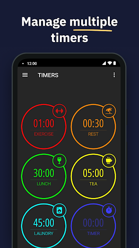 MultiTimer: Multiple timers Captura de tela 0