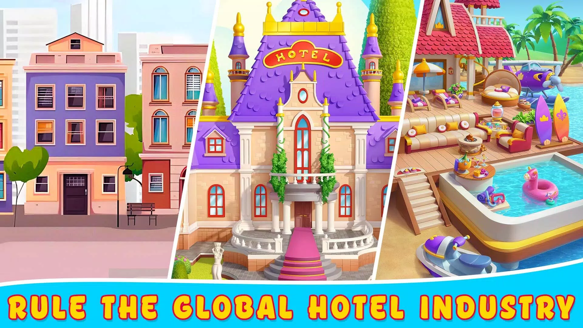 Hotel games: idle hotel tycoon Ảnh chụp màn hình 3