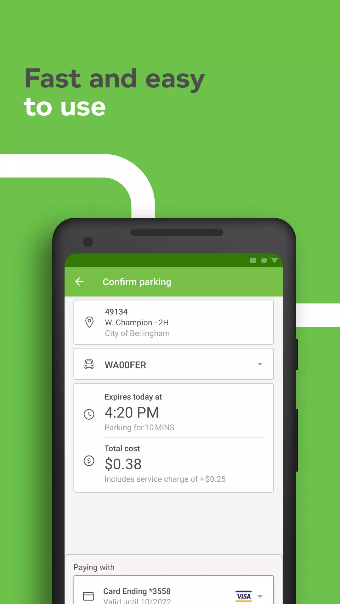 PayByPhone 螢幕截圖 2