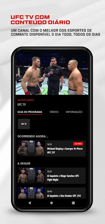 UFC Fight Pass - MMA ao vivo ဖန်သားပြင်ဓာတ်ပုံ 2