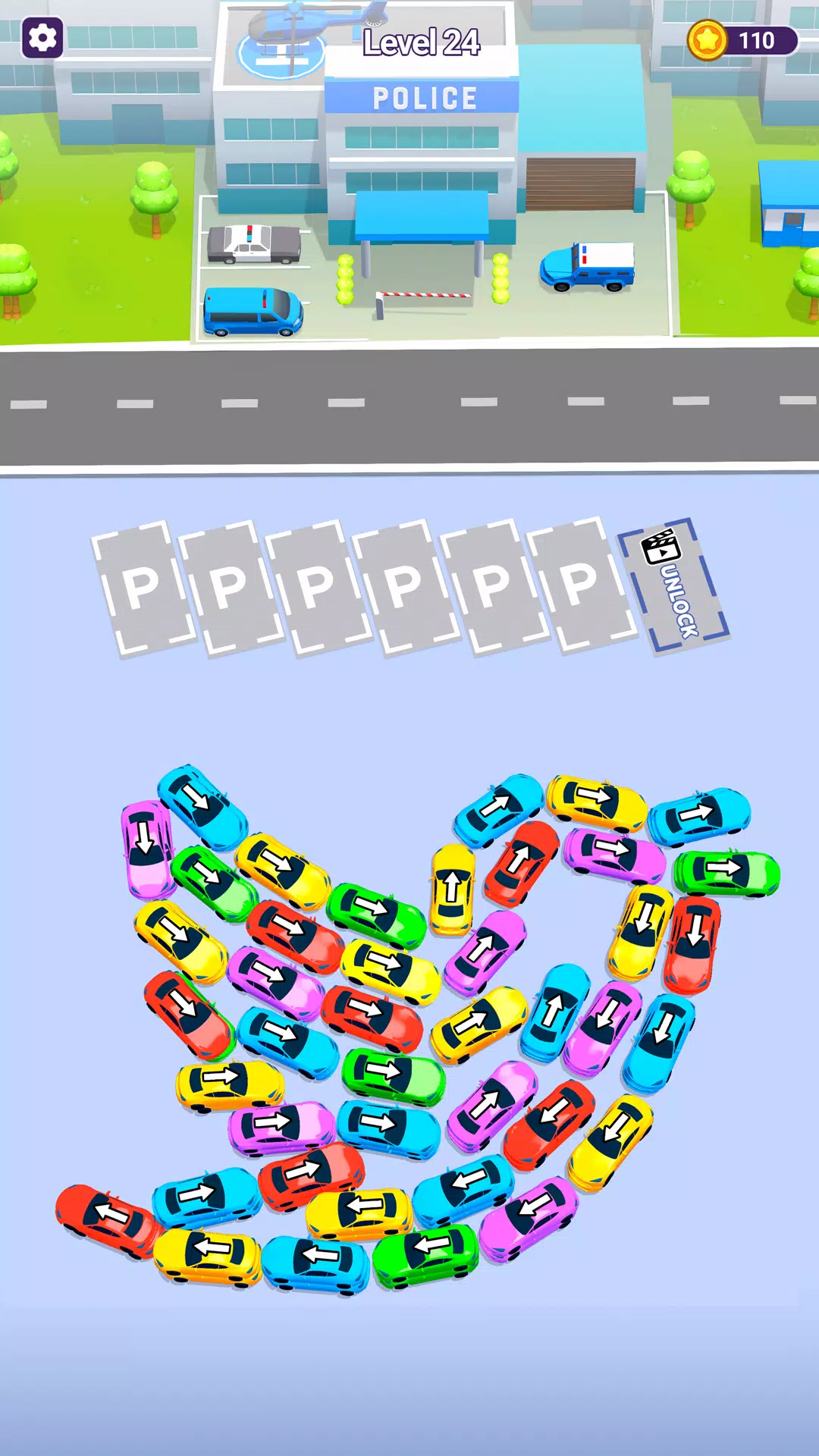 Mini Car Jam: Parking Puzzle 螢幕截圖 3