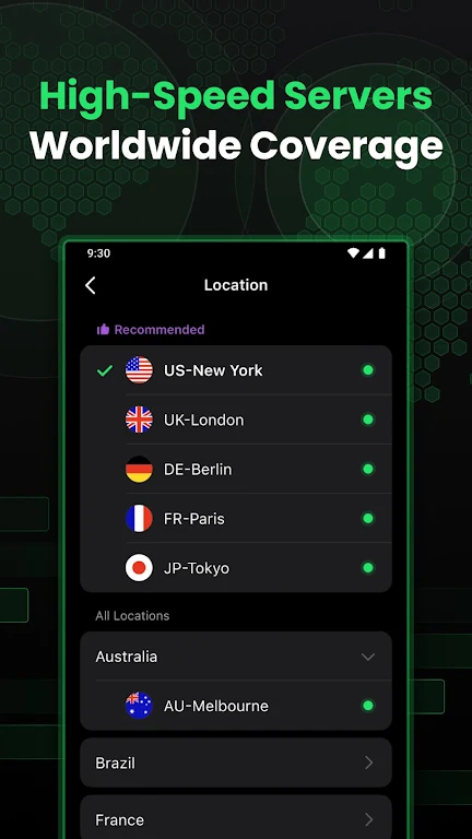 SafeShell VPN - Stream Freedom Screenshot 2