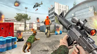 Army Commando fps shooting sim Tangkapan skrin 0