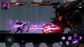 Shadow Knight: Ninja Fighting Tangkapan skrin 2