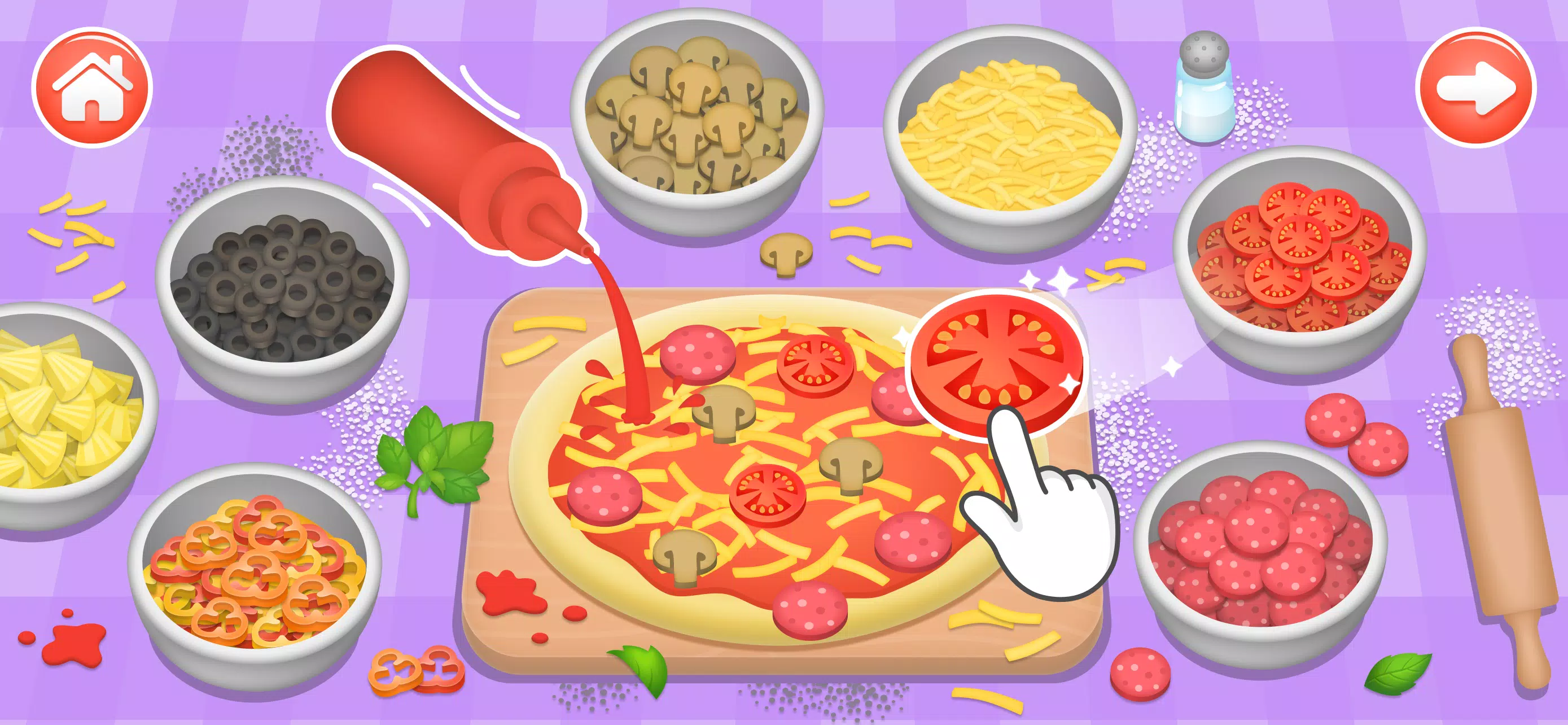 Kids Cooking Games Captura de tela 0