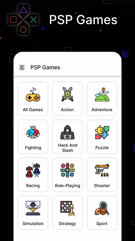 PSP Games Downloader স্ক্রিনশট 0