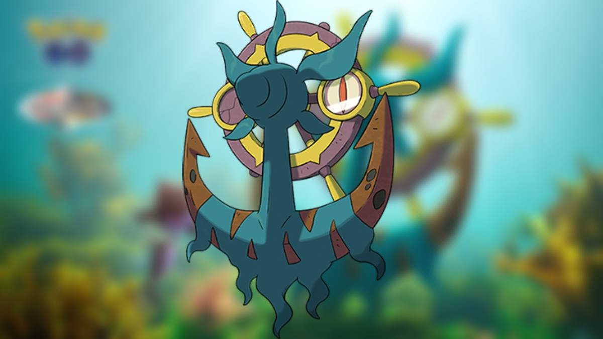 Dhelmise จาก Pokemon Go ซึ่งสามารถจับได้จากการบุก 3 ดาวในระหว่างเพื่อนที่รัก