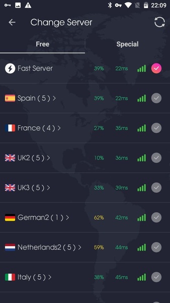 VPN Proxy Speed - Super VPN スクリーンショット 0