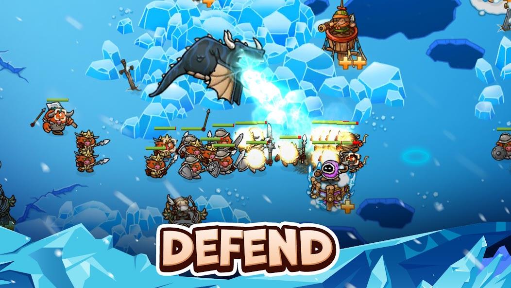 Crazy Defense Heroes - TD Game Mod Ảnh chụp màn hình 0