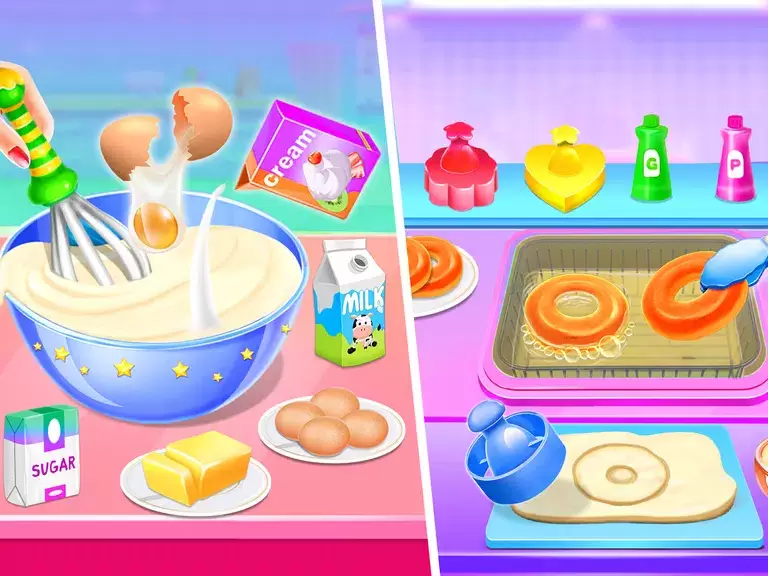 Make Donuts Game - Donut Maker 스크린샷 1