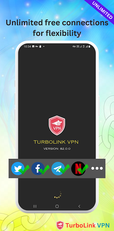 TurboLink VPN - Fast VPN Proxy Capture d'écran 2