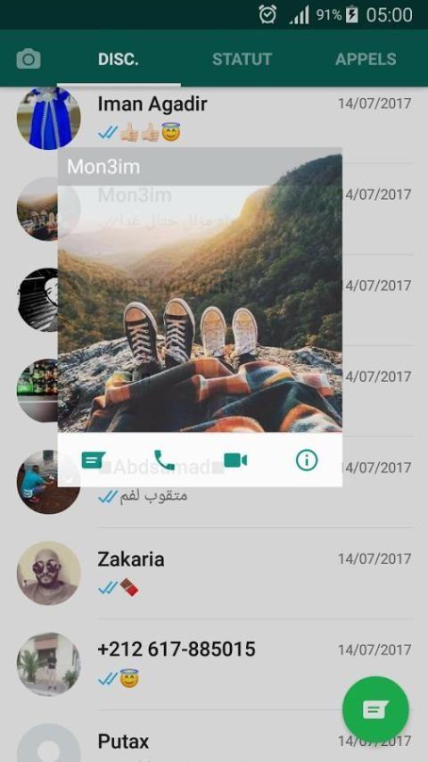 WatsAp Messenger 螢幕截圖 1