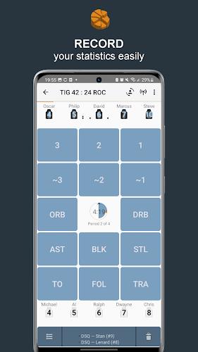 Statastic Basketball Tracker Schermafbeelding 0