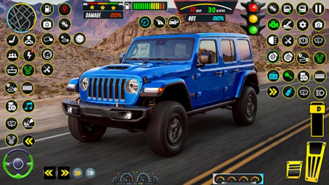 US Suv Jeep Driving: 4x4 Games Tangkapan skrin 3