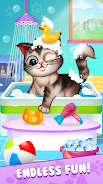 Baby Cat DayCare: Kitty Game ภาพหน้าจอ 0