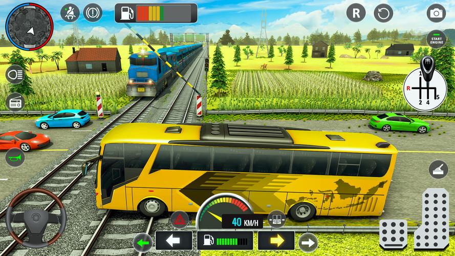 Bus Simulator 3D - Bus Games Captura de tela 2