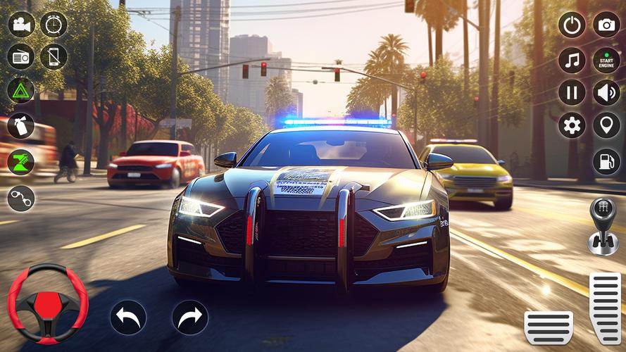 Cop Car Parking: Driving Games Zrzut ekranu 1