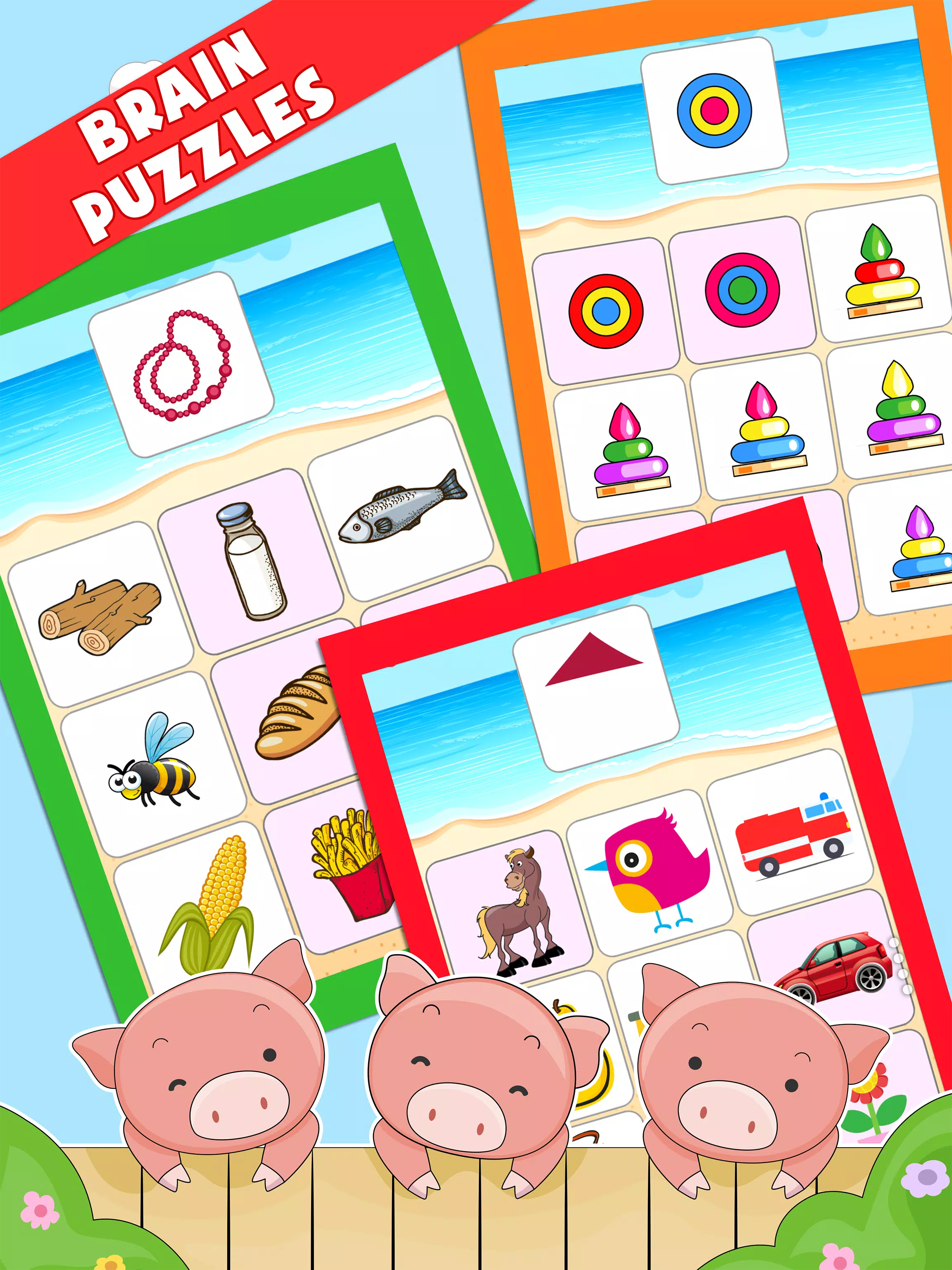 Kids Educational Games: 3-6 ဖန်သားပြင်ဓာတ်ပုံ 3