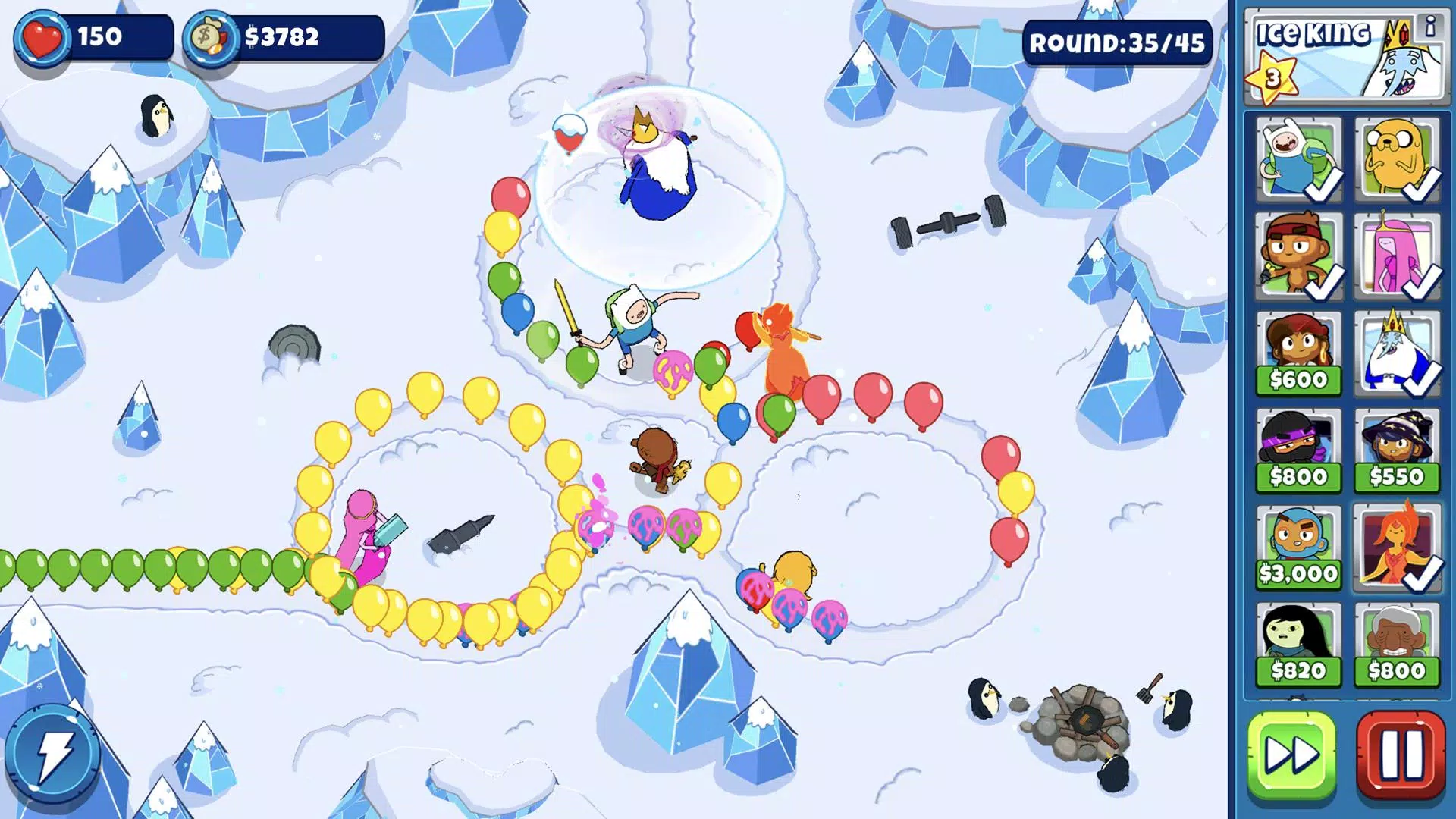 Bloons Adventure Time TD Capture d'écran 0