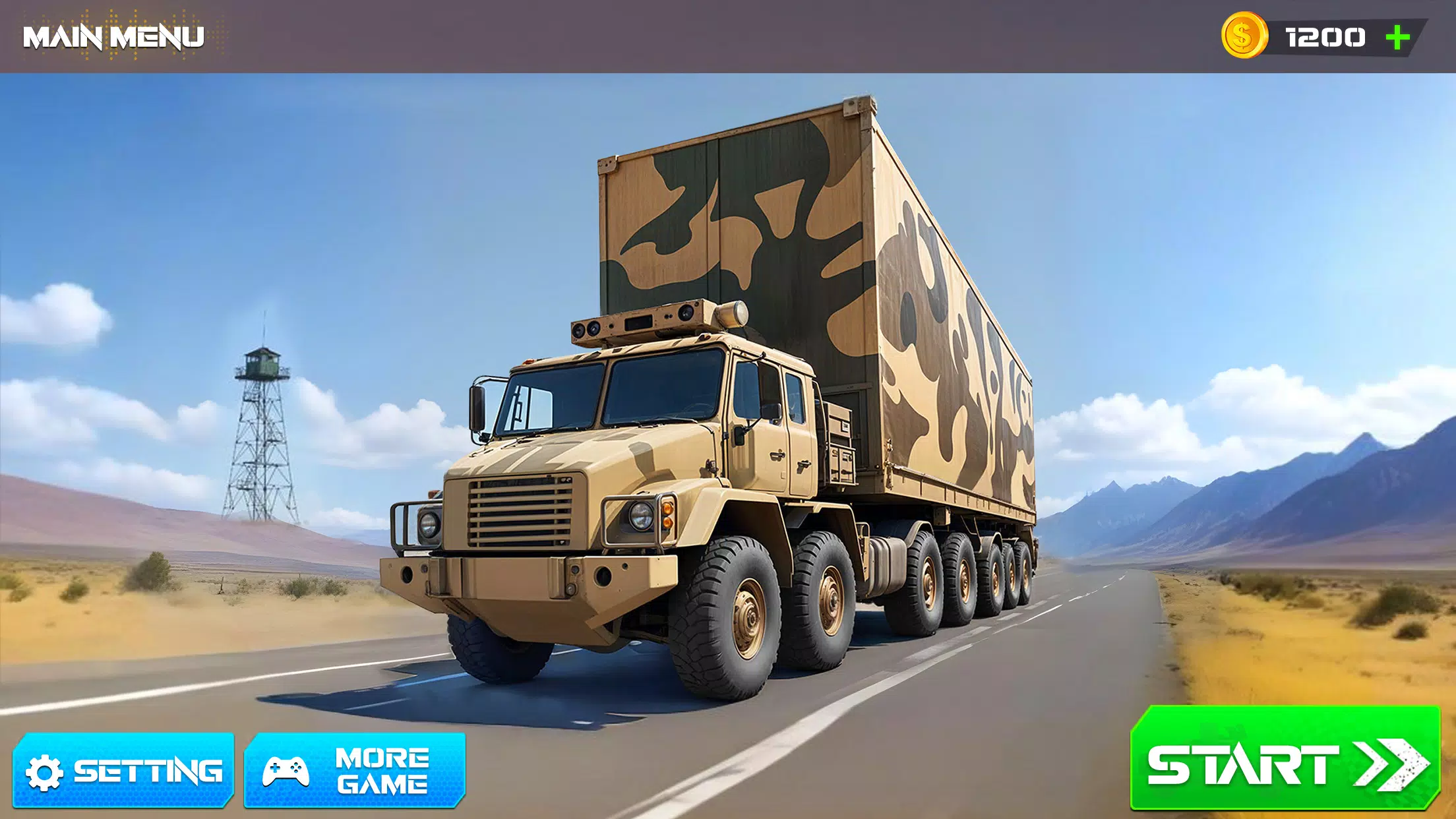 Army Cargo Truck Driving Games Tangkapan skrin 0