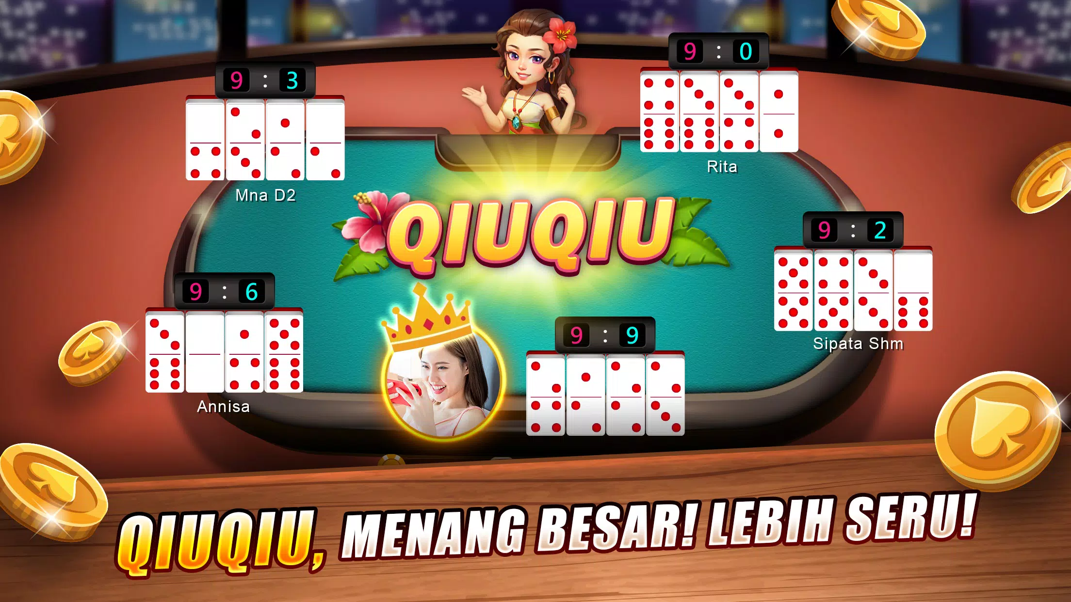 LUXY Domino Gaple QiuQiu Poker स्क्रीनशॉट 1