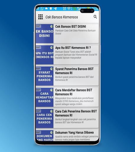 Cek Bansos DTKS BBM PKH BPNT Captura de pantalla 0