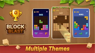 Block Puzzle - Wood Blast ဖန်သားပြင်ဓာတ်ပုံ 3