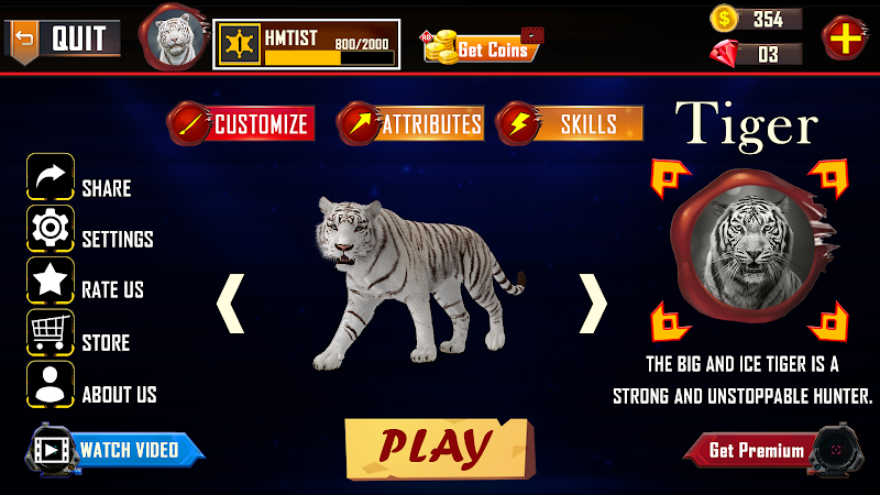 Schermata Tiger Simulator 3D Animal Game 3