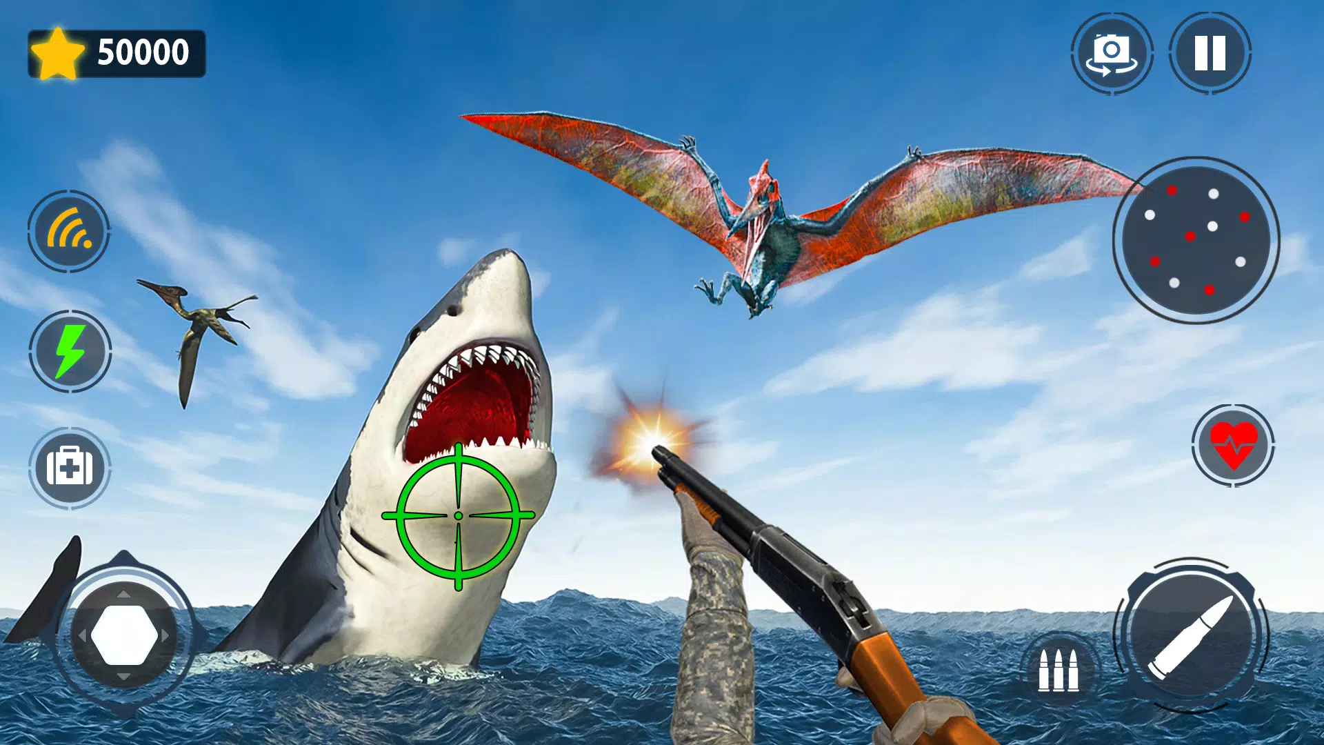 Shark Games & Fish Hunting 스크린샷 3