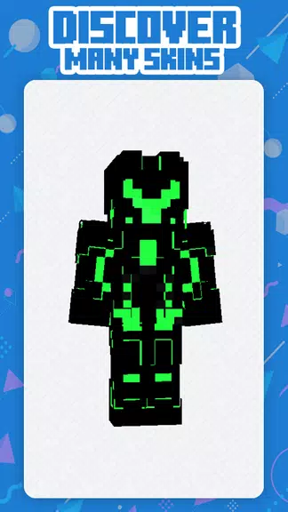 Neon Squad Skin Minecraft Ekran Görüntüsü 0