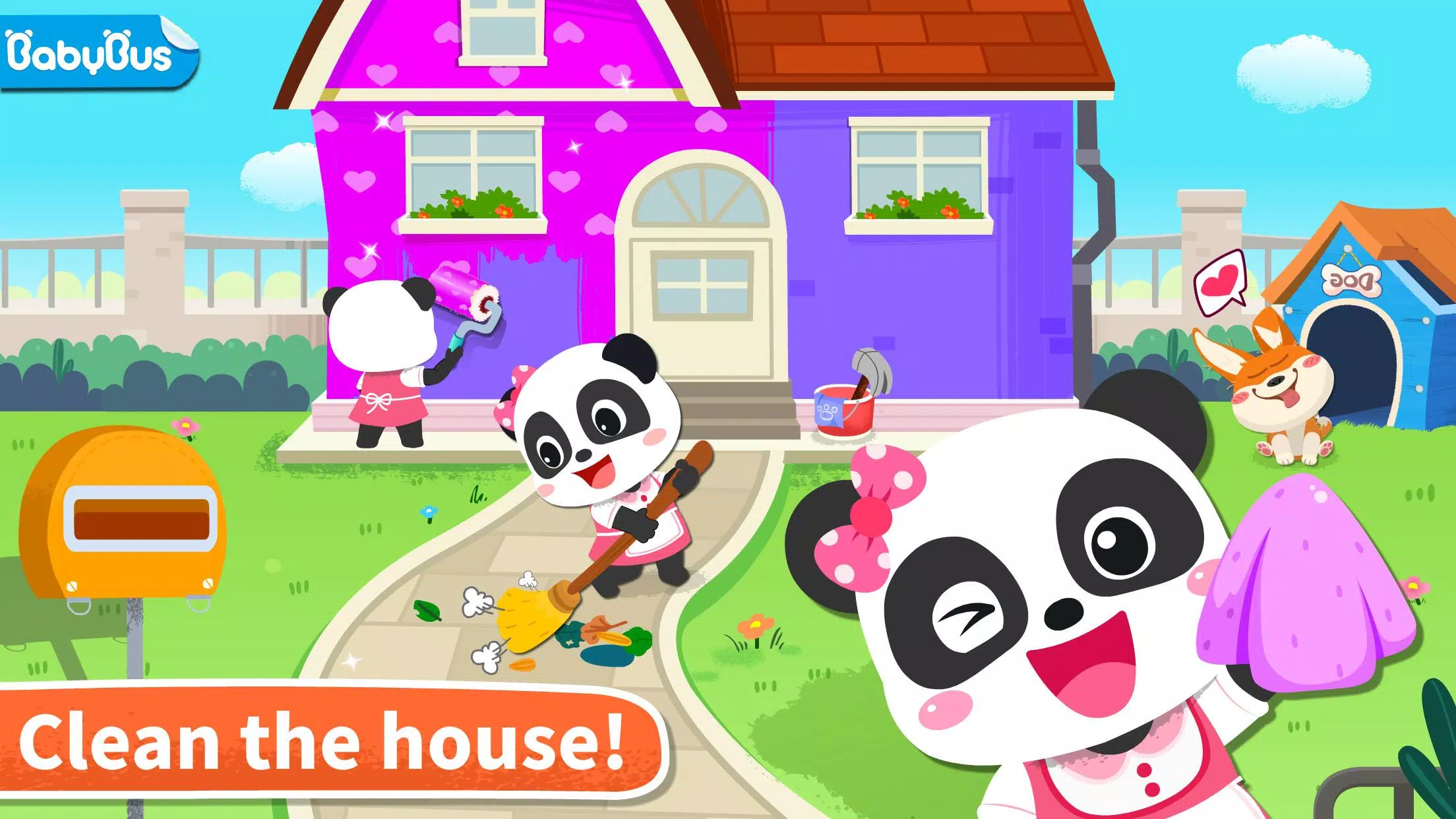 Baby Panda' s House Cleaning スクリーンショット 0