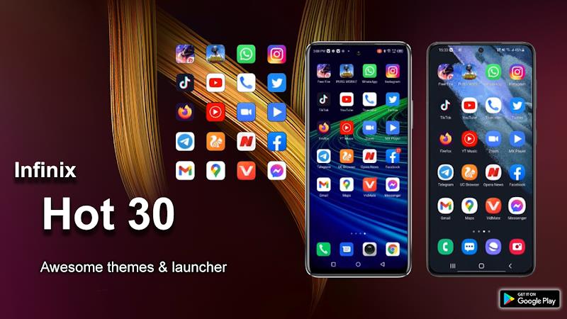 Infinix Hot 30 Launcher:Themes Schermafbeelding 0