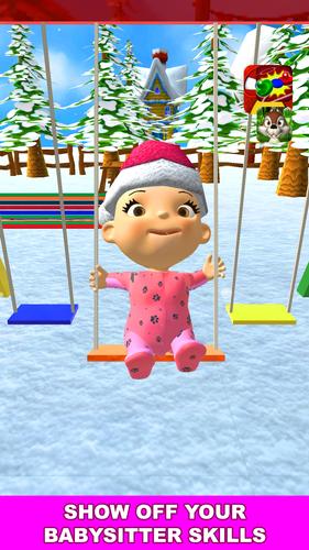 Baby Masha's Winter Playground 스크린샷 1